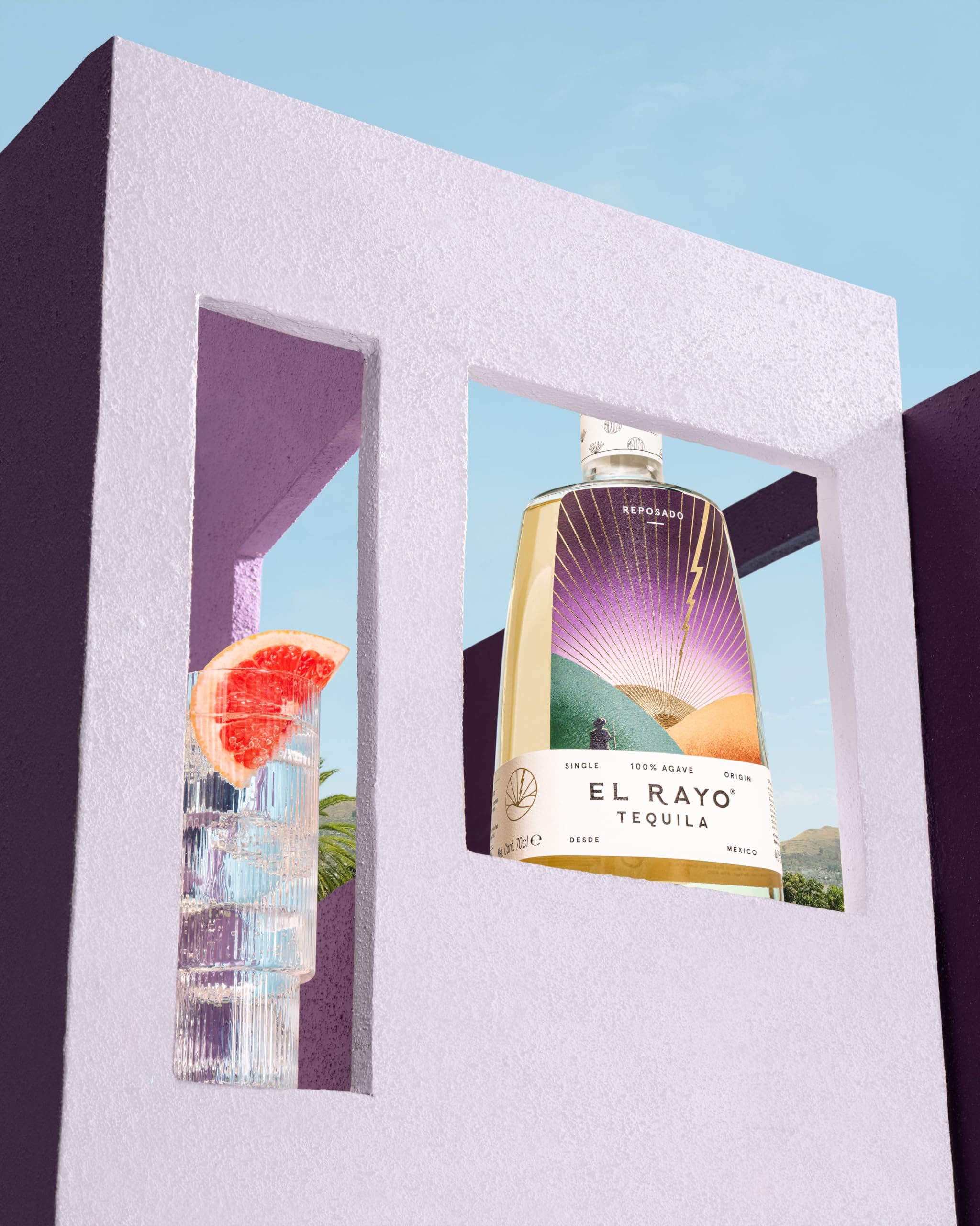 El Rayo Tequila Reposado 700 ml 100% aus blauer Agave