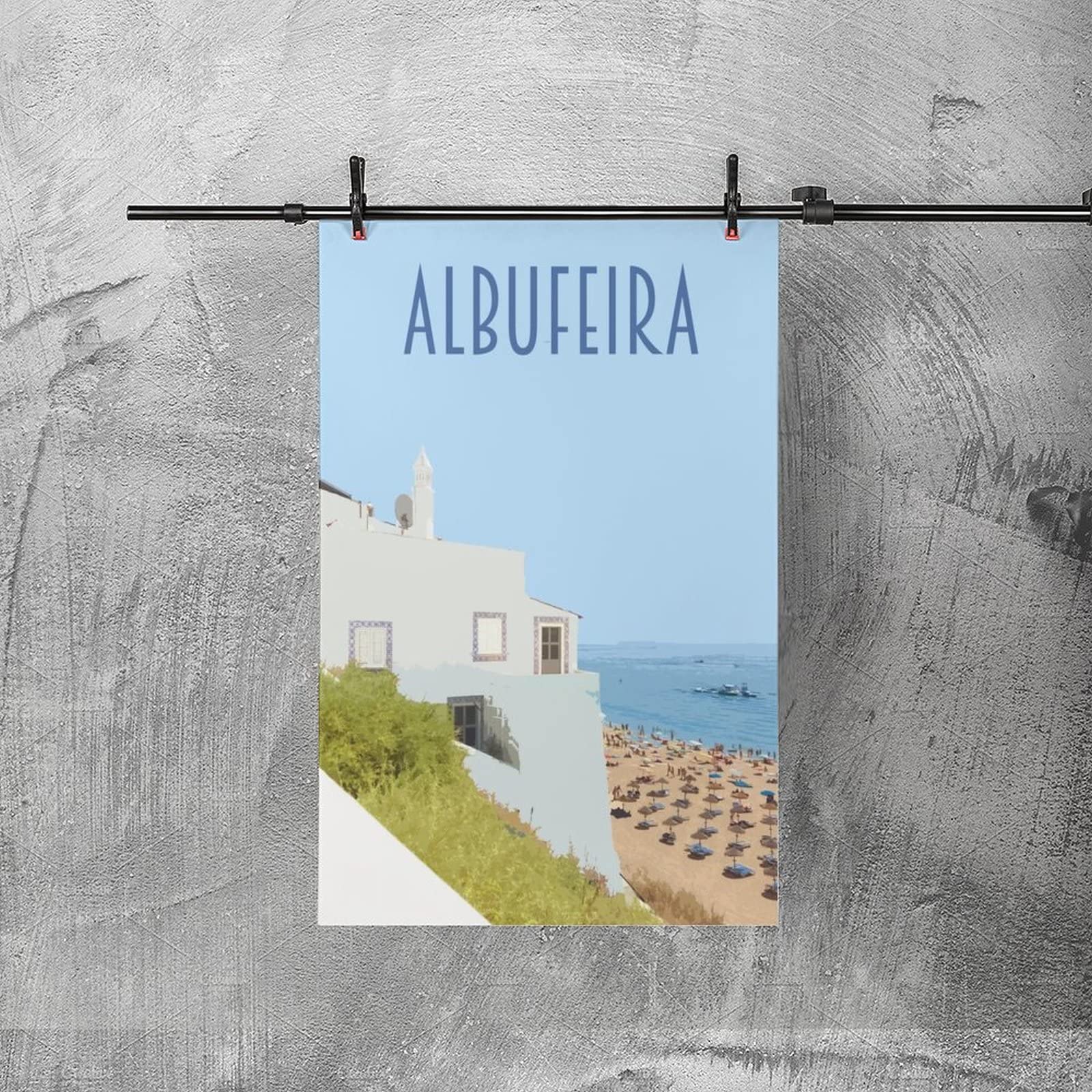 Poster Vintage Sur Toile 'Albufeira Portugal' - Impression Haute Qualité, Format 20 X 30 Cm, Idéal Déco Murale - 9