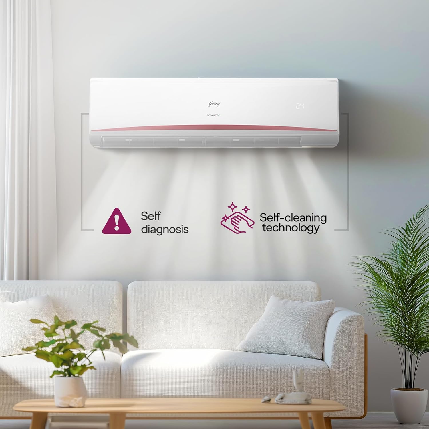 Godrej 2 Ton 5 Star, 5 Years Comprehensive Warranty, Ai Powe... 4 Godrej 2 Ton 5 Star, 5 Years Comprehensive Warranty, Ai Powe...