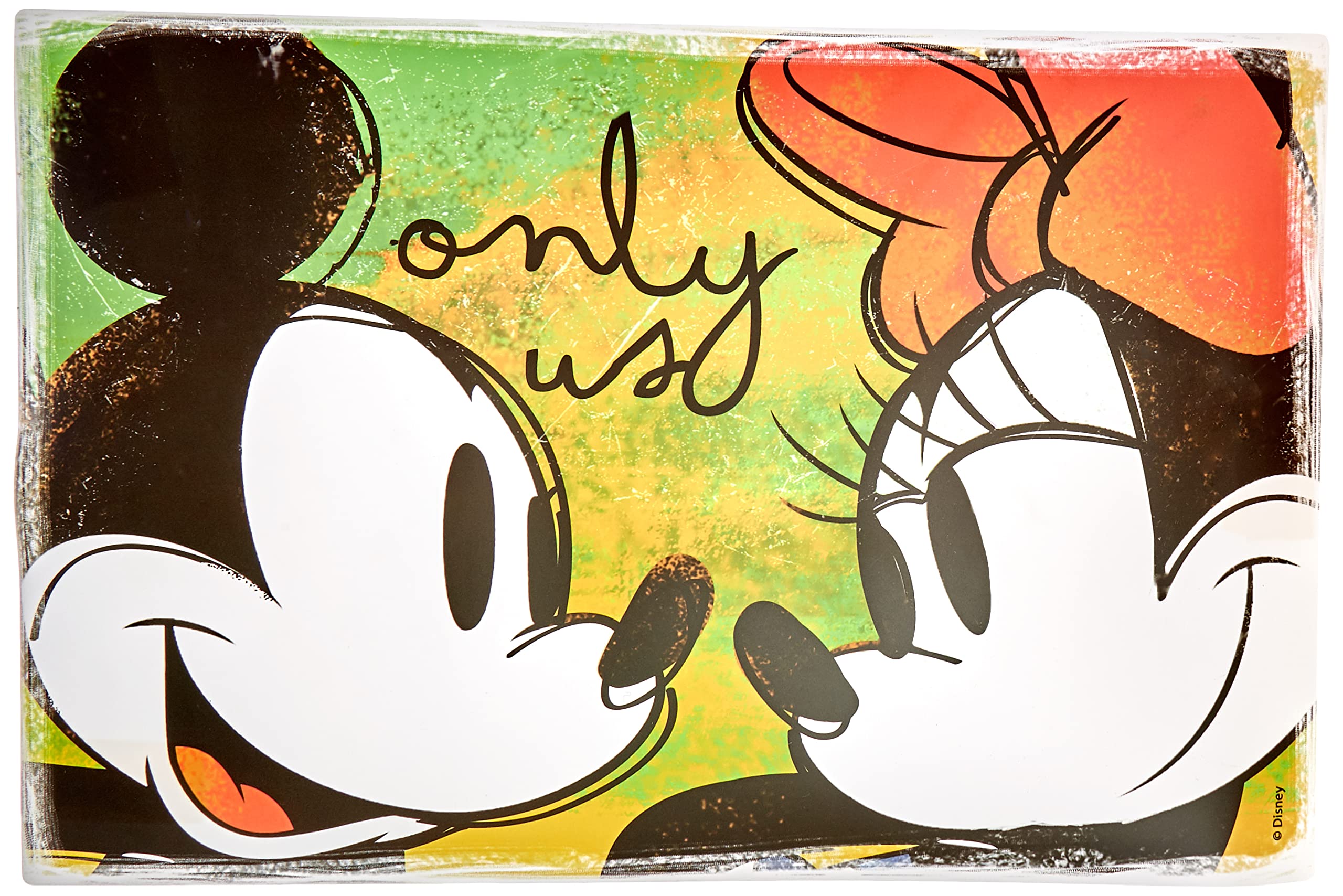 Egan Set 2 Tazze Caffè Impilabili Mickey con Zuccheriera e Tovaglietta