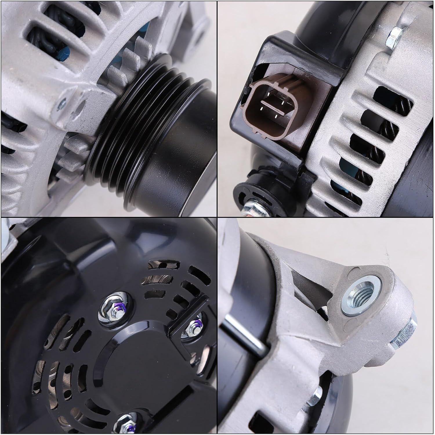 Car Alternator Compatible with Toyota Camry L4 2.5L 2010 2011 Replacement for 11516N 27060-0V060-84 104210-2650 1042102650 27060-0V060