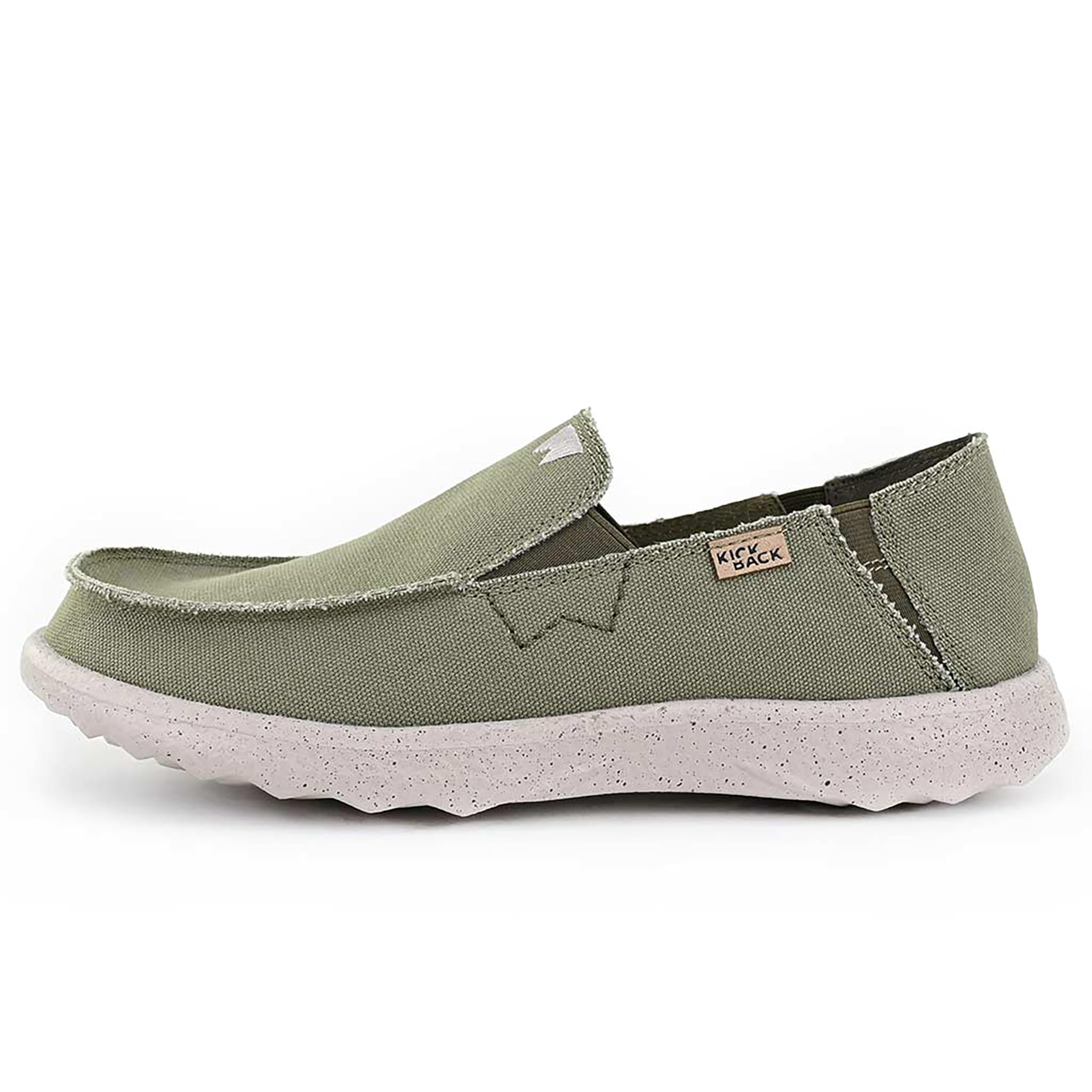 Kickback Couch 2.0 Herren Slip‑On Loafer aus Canvas – Leichte lässige Sommer‑, Reise‑ und Strandschuhe mit Rutschfester Sohle und bequemem Sitz für ganztägigen Komfort