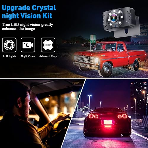 Miniatura 6 de Cámara de respaldo inalámbrica HD 1080P 5 sistema de monitor de pantalla dividida para camión automóvil caravana pequeño RV Bluetooth cámara de