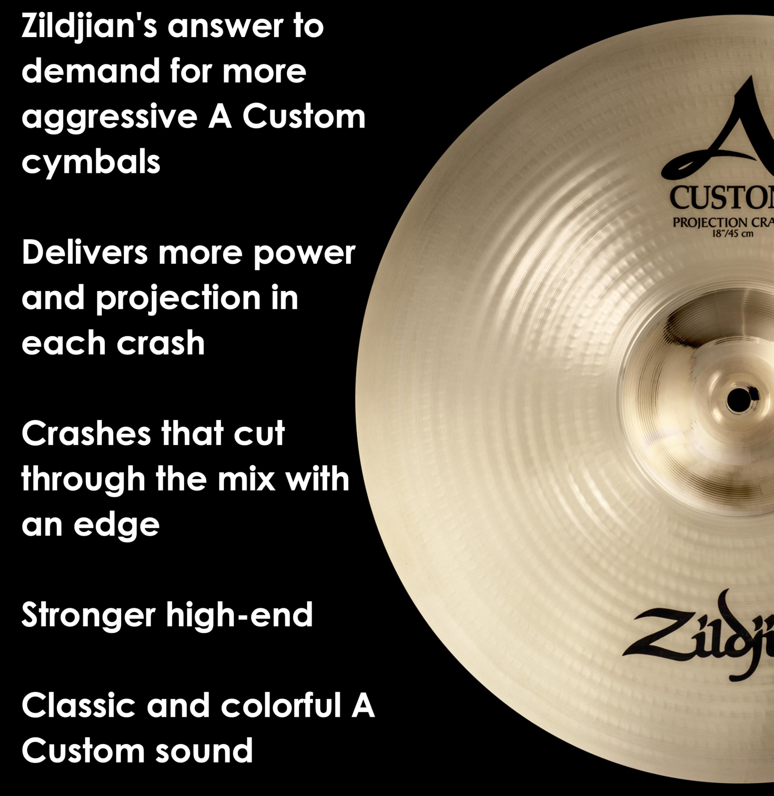 Amazon.co.jp: ジルジャン プロジェクションクラッシュシンバル A