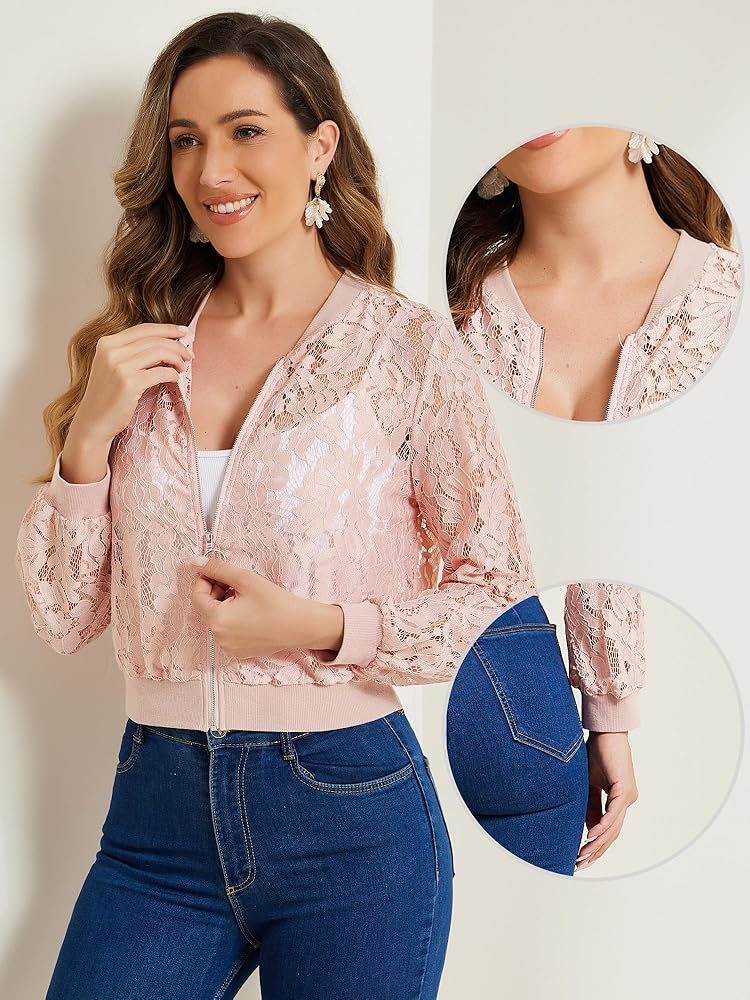 【4月中まで出品】acka lace sleeve jacket Lace Jacquard Crop Knit Bandage Jacket | Karen Millen