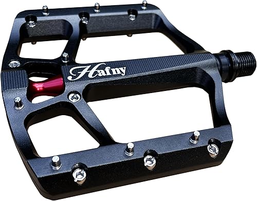 Miniatura 2 de Hafny Pedales de bicicleta de aluminio, mecanizado CNC, plataforma robusta ancha, HF-1400