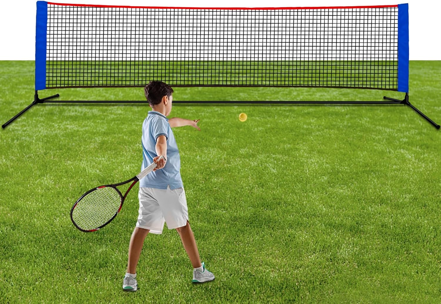 OKAYES Tennis Net, Portable Tennis Net for Driveway, Mini