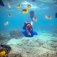 Vista 8 de U.S. Divers Cozumel - Juego de esnórquel Máscara de esnórquel para adultos, esnórquel, aletas y bolsa de viaje.