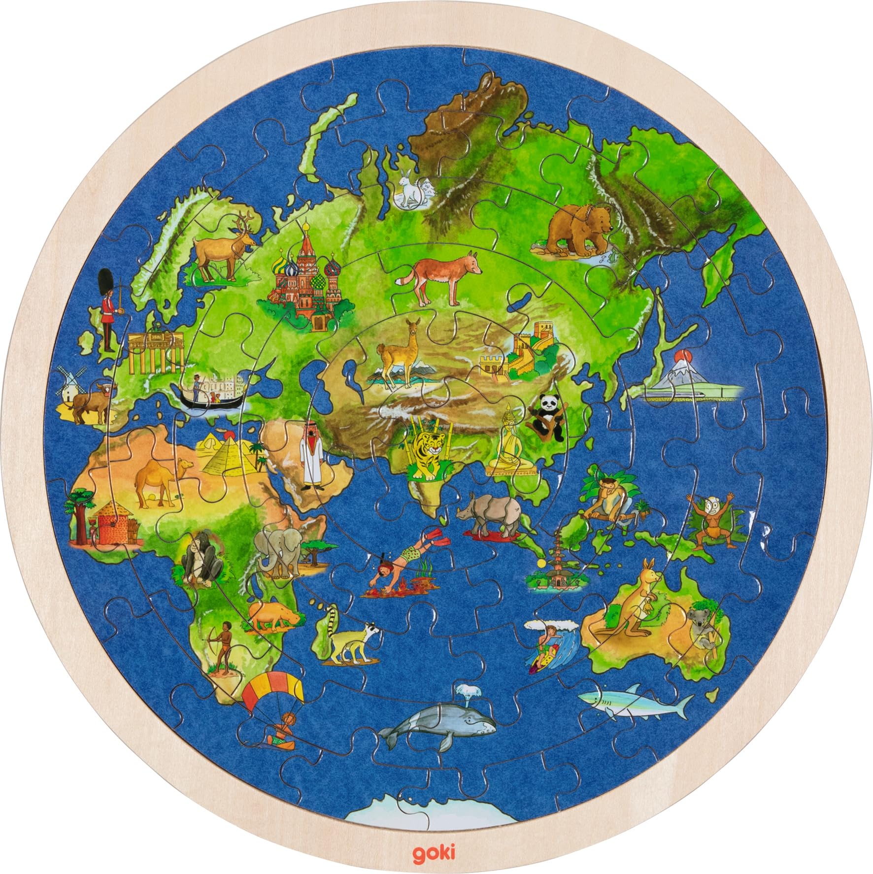 Goki Puzzle Globe