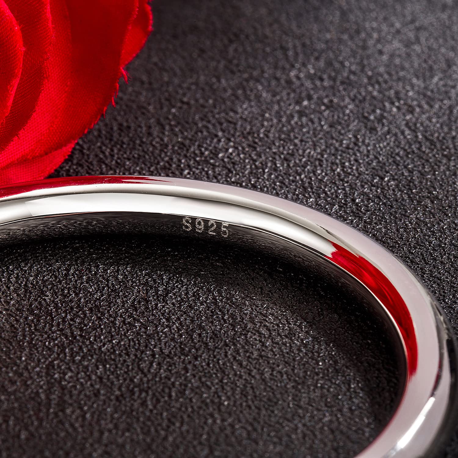 Minimalismo donna uomo 925 argento sterling bracciale larghezza 7-8MM diametro 60-65-68MM solido liscio su bracciale moda bei gioielli regali