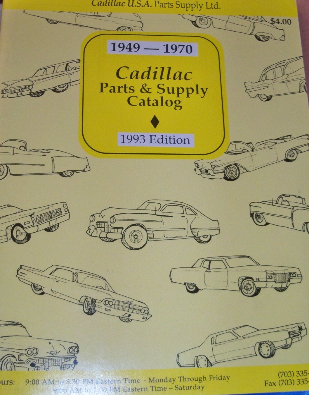 Cadillac Parts and Supply Catalog 19491970 Cadillac U.S.A Parts
