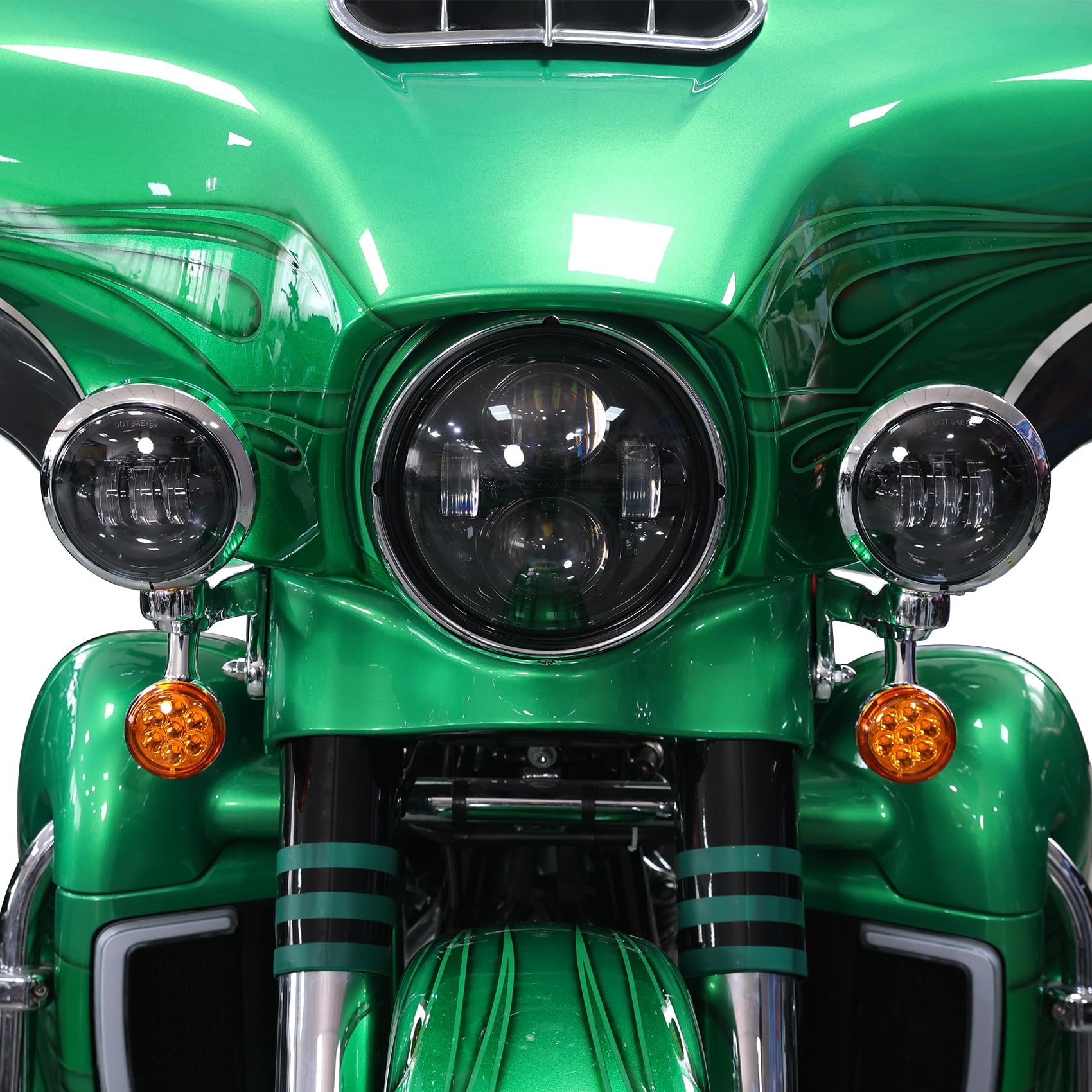 Amazon | Green-L 4.5インチ 補助フォグライトブラケット ウィンカー