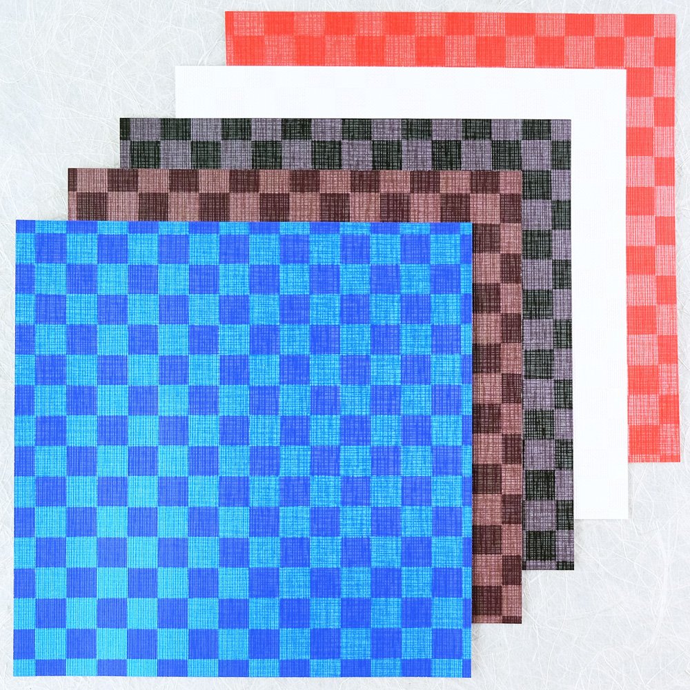 Aitoh Origami Paper 5-7/8" Square 15/Pkg-Kinmai Metallic Lattice