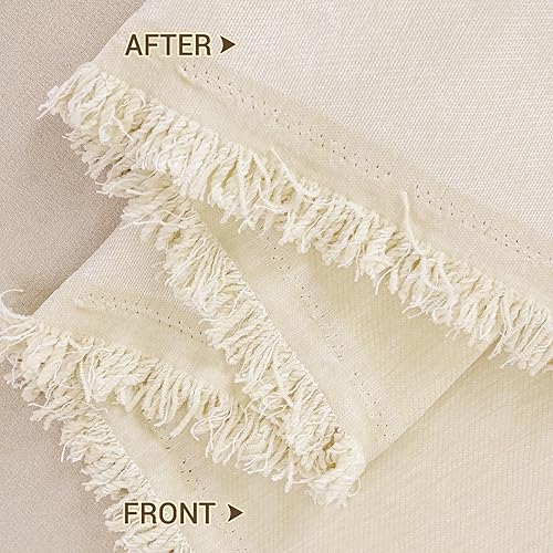 Miniatura 3 de Funda de felpilla para sofá de mascotas, funda bohemia para sofá modular de 3 cojines, manta lavable con borlas, protector de muebles, apta para