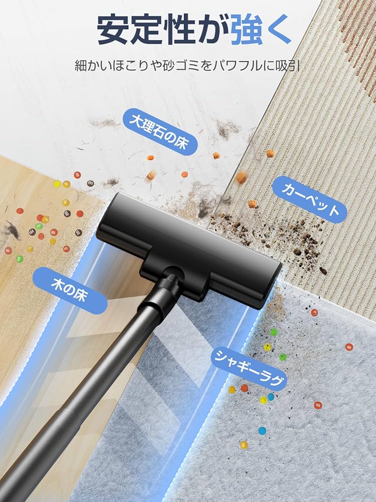 掃除機 コードレス 軽量 置くだけ充電　38Kpa強力吸引 最大40分連続稼 Amazon | 掃除機 コードレス 軽量 【置くだけ充電】 38Kpa強力