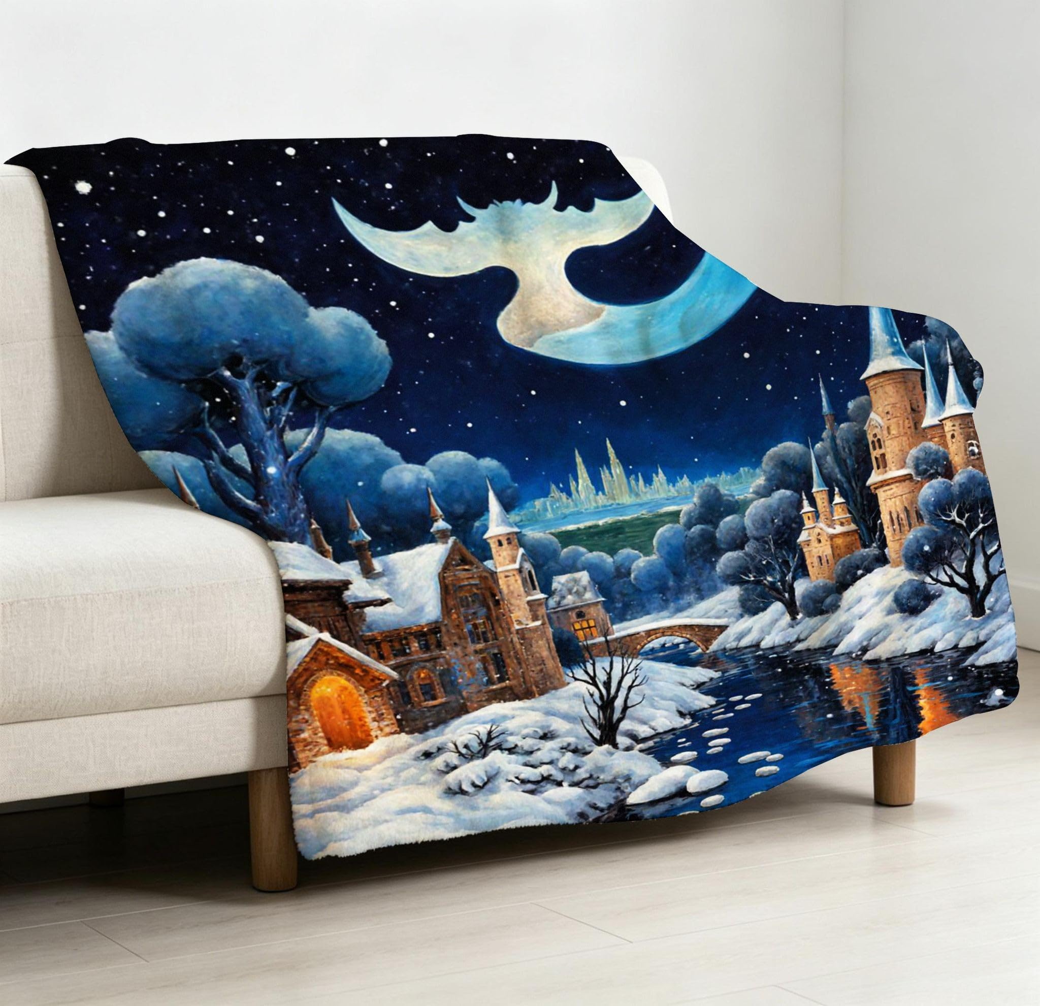 Manta Grande 180x220 cm Polilla Florida Polar Franela Térmica-A364