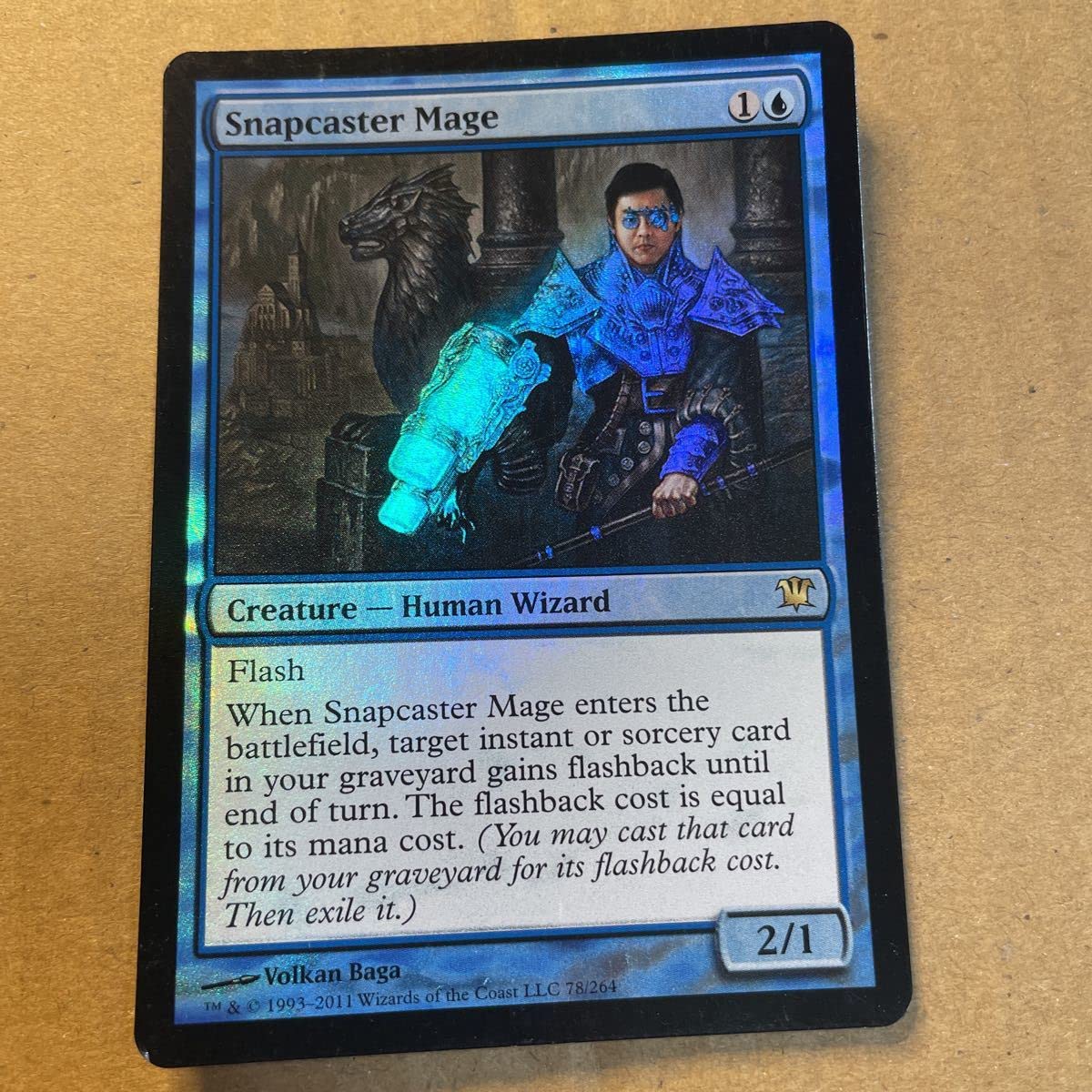 Amazon.co.jp: MTG瞬唱の魔道士/Snapcaster Mage 英語版Foil №4 : おもちゃ