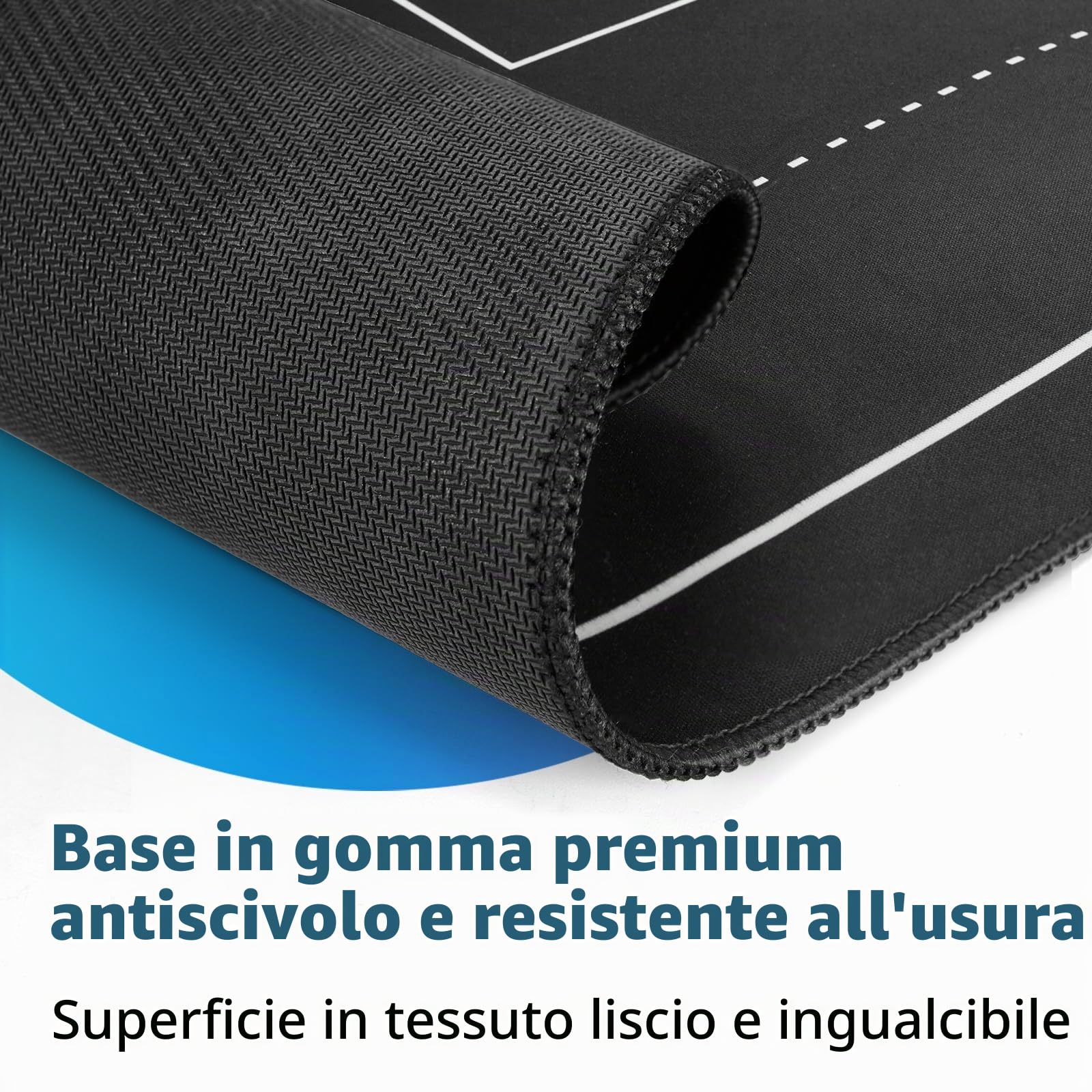 Tappeto per Puzzle Fino a 3000 Pezzi con Base in Gomma Antiscivolo - 150 x 95cm per 1000/1500/2000 e 3000 Pezzi, Design Arrotolabile in Secondi, Completto di 8 Vassoi e Borsa