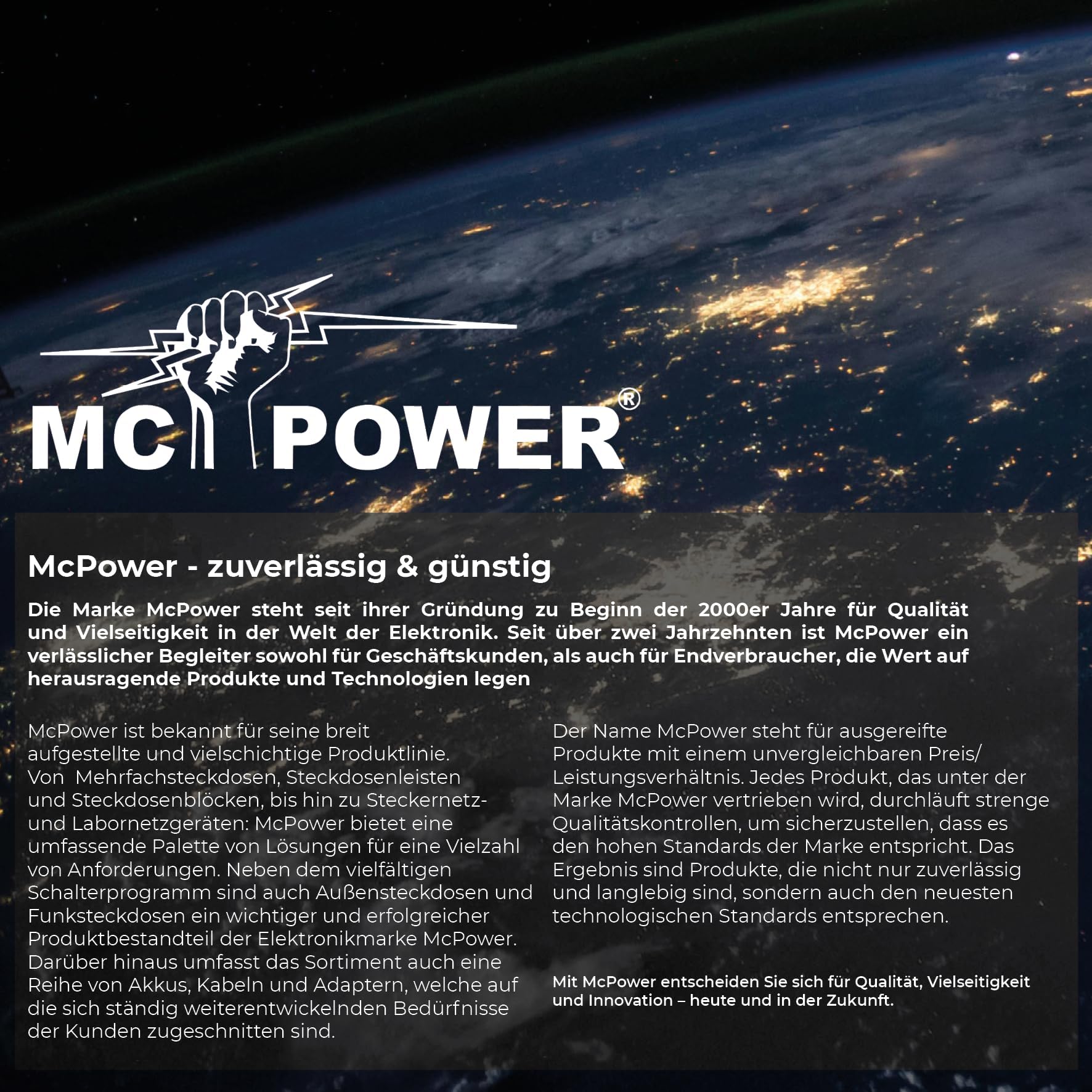 McPower Schalter & Steckdosen Set Flair "Komplett" | 100-teilig | Unterputz-Montage Wechselschalter, Steckdosen, Rahmen & Zubehör Weiß