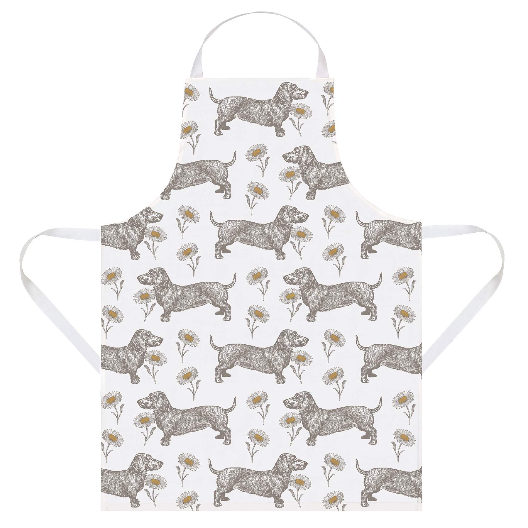 Thornback & Peel Multicolour Dog & Daisy Apron, Cotton, 60 X 80 X 3 Cm