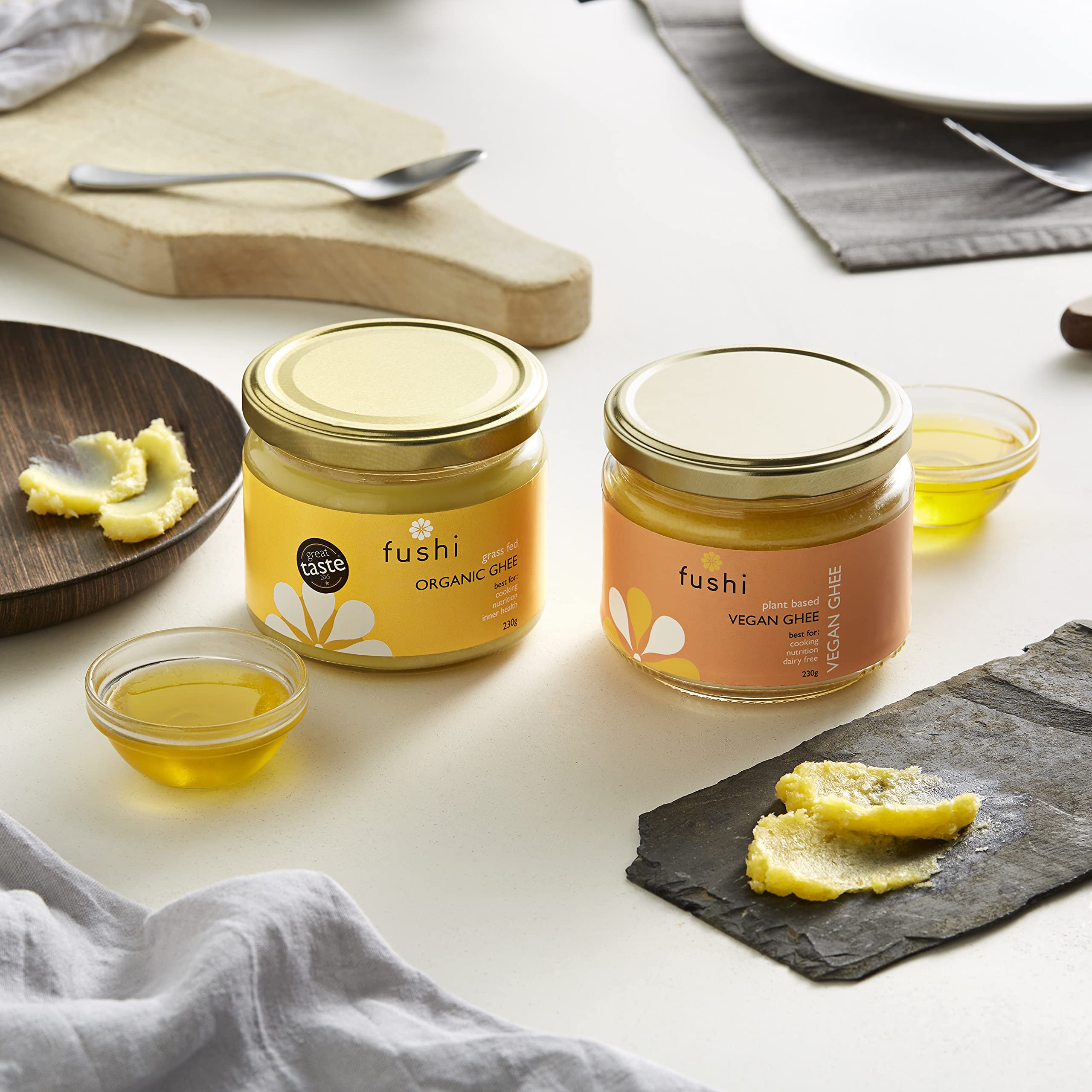 Fushi Organic Ghee 230g Organic Certified English Ghee Vegetarian