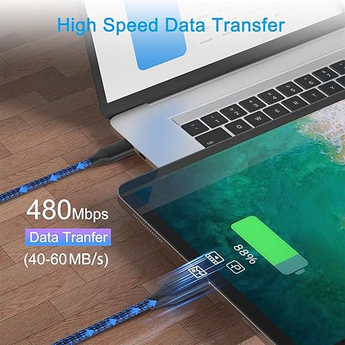 Miniatura 6 de Paquete de 3 cables de carga de controlador PS4 de 6 pies para controlador Xbox One Dualshock 4 cable de carga PS4 cable de sincronización de datos