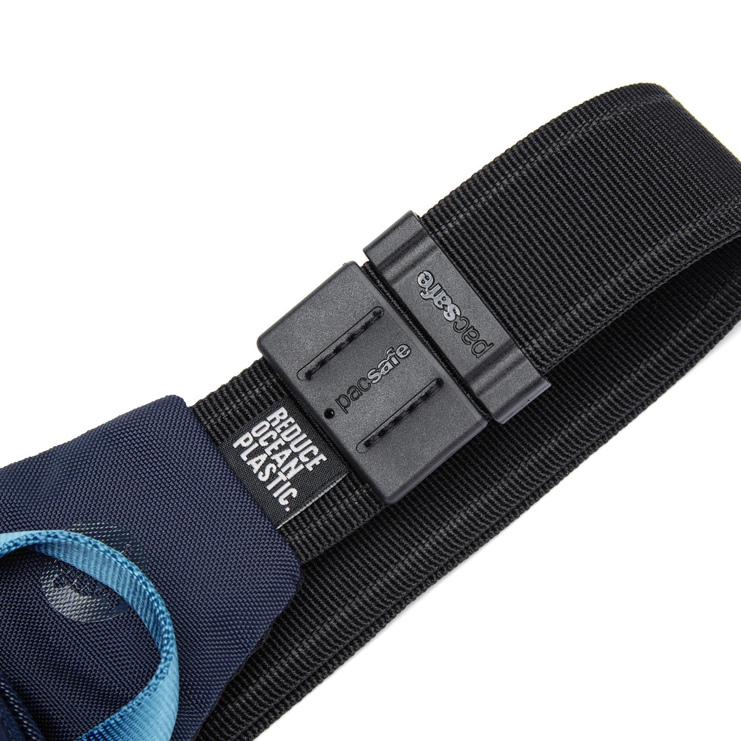 Pacsafe Unisex-Adult Vibe 150 2,2 litra antykradzieżowa torba crossbody, zamykane zamki błyskawiczne, bezpieczny bagaż RFID, torba kurierska, ocean, jeden rozmiar, Ocean, Rozmiar Uniwersalny