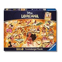 Ravensburger Puzzle 1000 Pezzi, Disney Lorcana: Ambra – Puzzle Adulti +14 anni, 70 x 50 cm, Puzzle per Adulti Lorcana, Idee Regalo Disney Lorcana