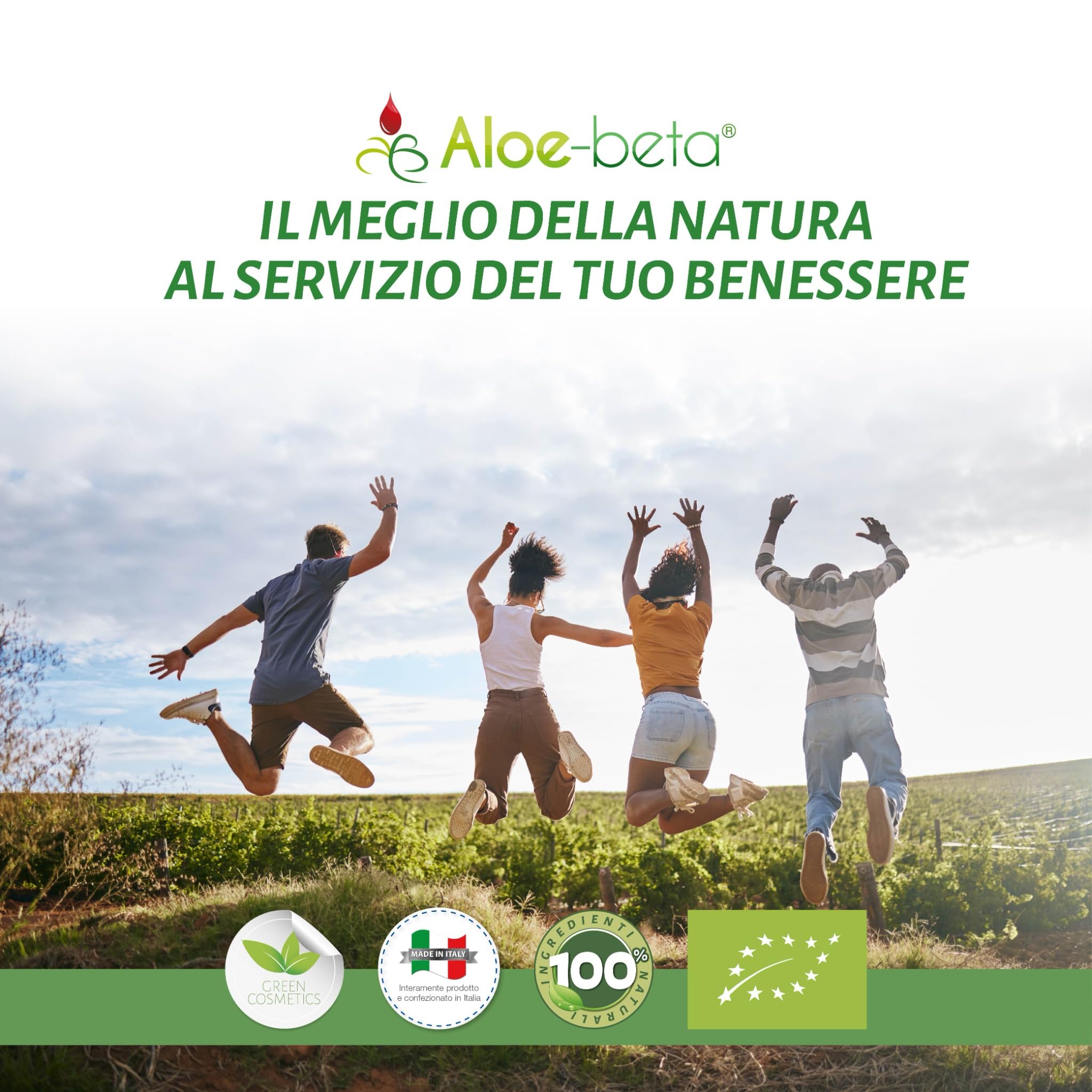 ALOEBETA Aloe Arborescens in Capsule Vegetali - Integratore Alimentare BIO, Stimola le Difese Immunitarie, Antiossidante, Depurativo-Senza Dolcificanti, Conservanti, 100% Vegan, Gluten Free, 30 Caps