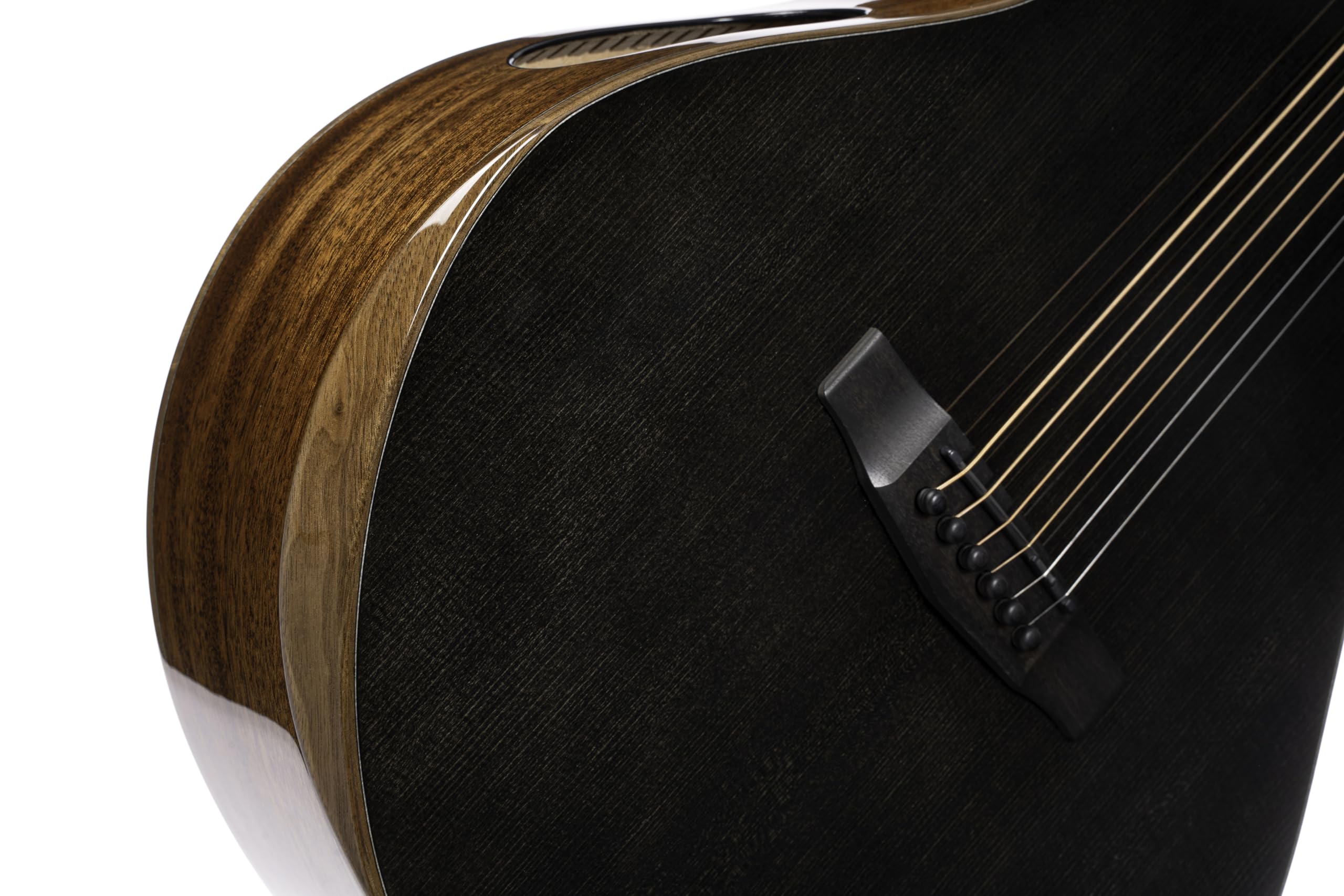 Cort Masterpiece Series Modern Black A/E Gitarre mit Koffer