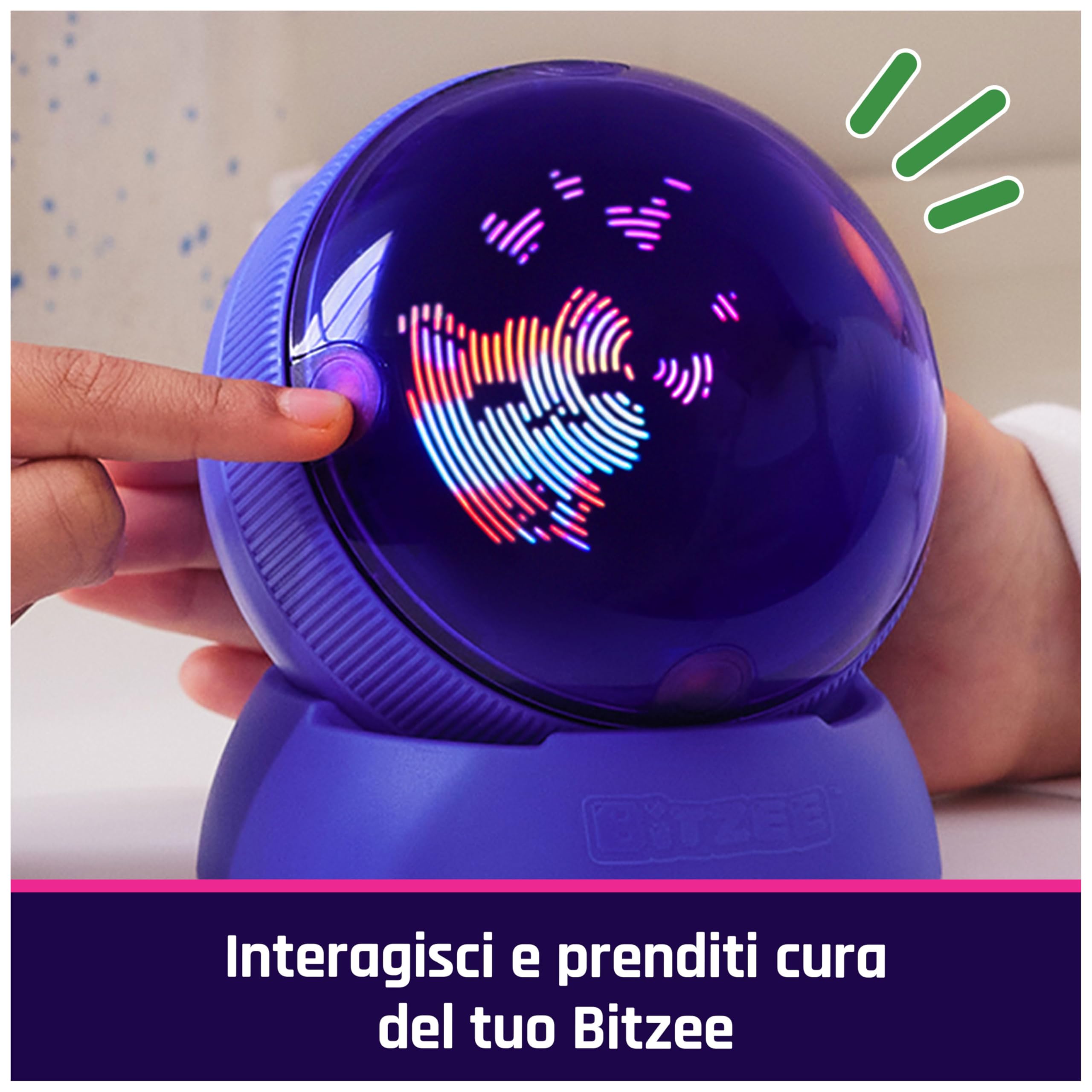 Bitzee, Il tuo Criceto Interattivo, Hamster Ball con Oltre 20 criceti all'Interno da Collezionare, rotola e reagisce al Tocco, Cucciolo Digitale e Giocattolo per Bambini e Bambine dai 5 Anni in su