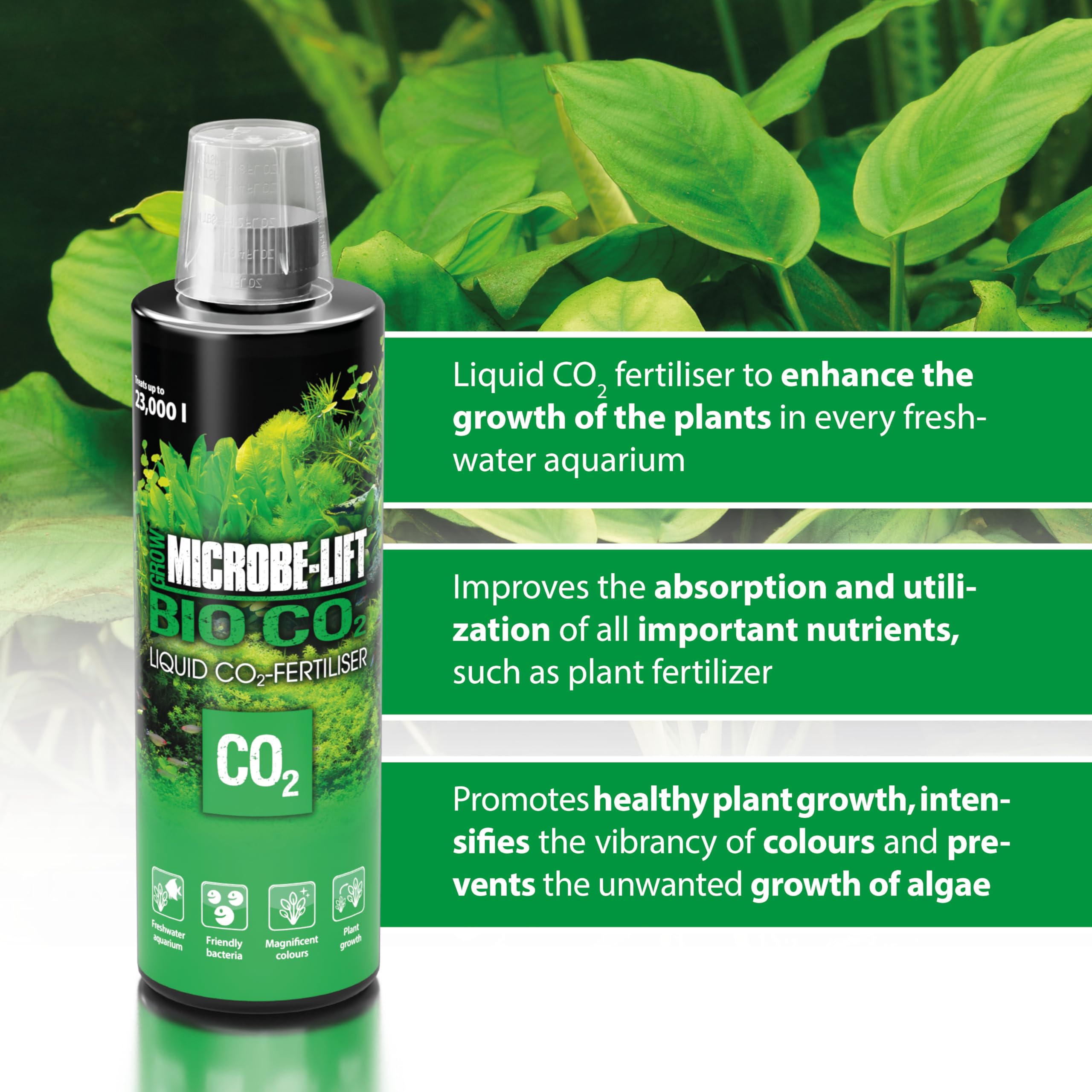 Fertilizzante Liquido CO2 Microbe-Lift - Per Piante Acquatiche, Biologico, 5.750 Litri Di Portata - Foto 9