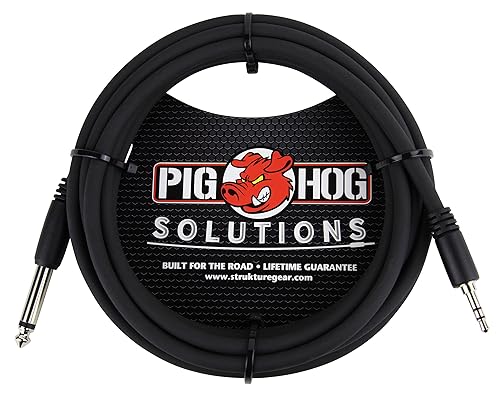 Pig Hog PX-35T4M 0.138 in TRS a 14" Mono Instrumento Cable de 10 pies