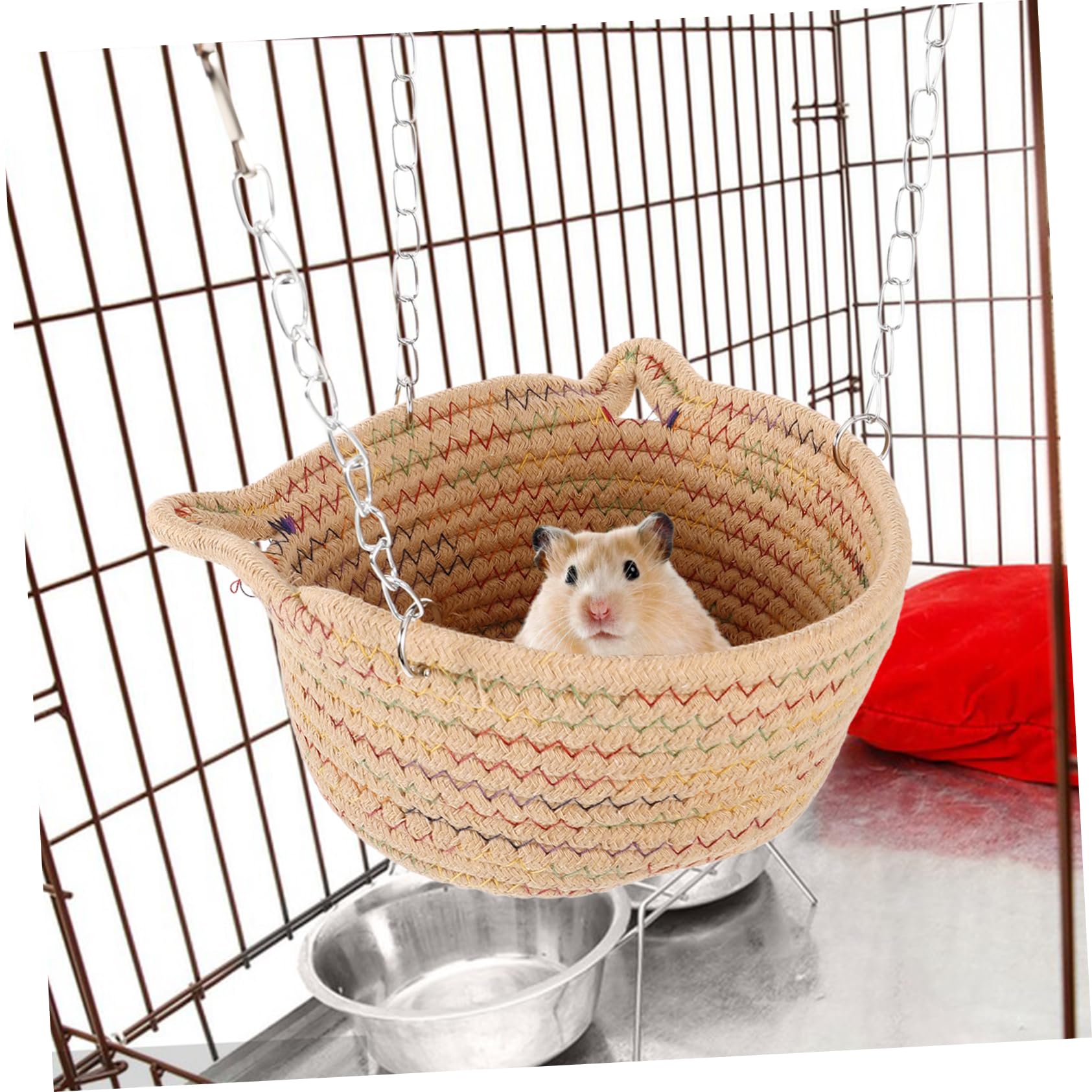 BESPORTBLE 4piezas Hamaca para Roedores Cama Colgante Cálida y para Hámsters Conejillos De Indias y Chinchillas para Jaulas y Refugios Decorativos
