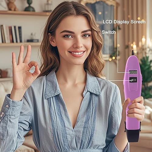 Miniatura 3 de mofa Mini pistola de calor de temperatura variable de 350 W, 250   850  (302.0 F - 842.0 F), calentamiento rápido, pantalla digital LCD, pistola de