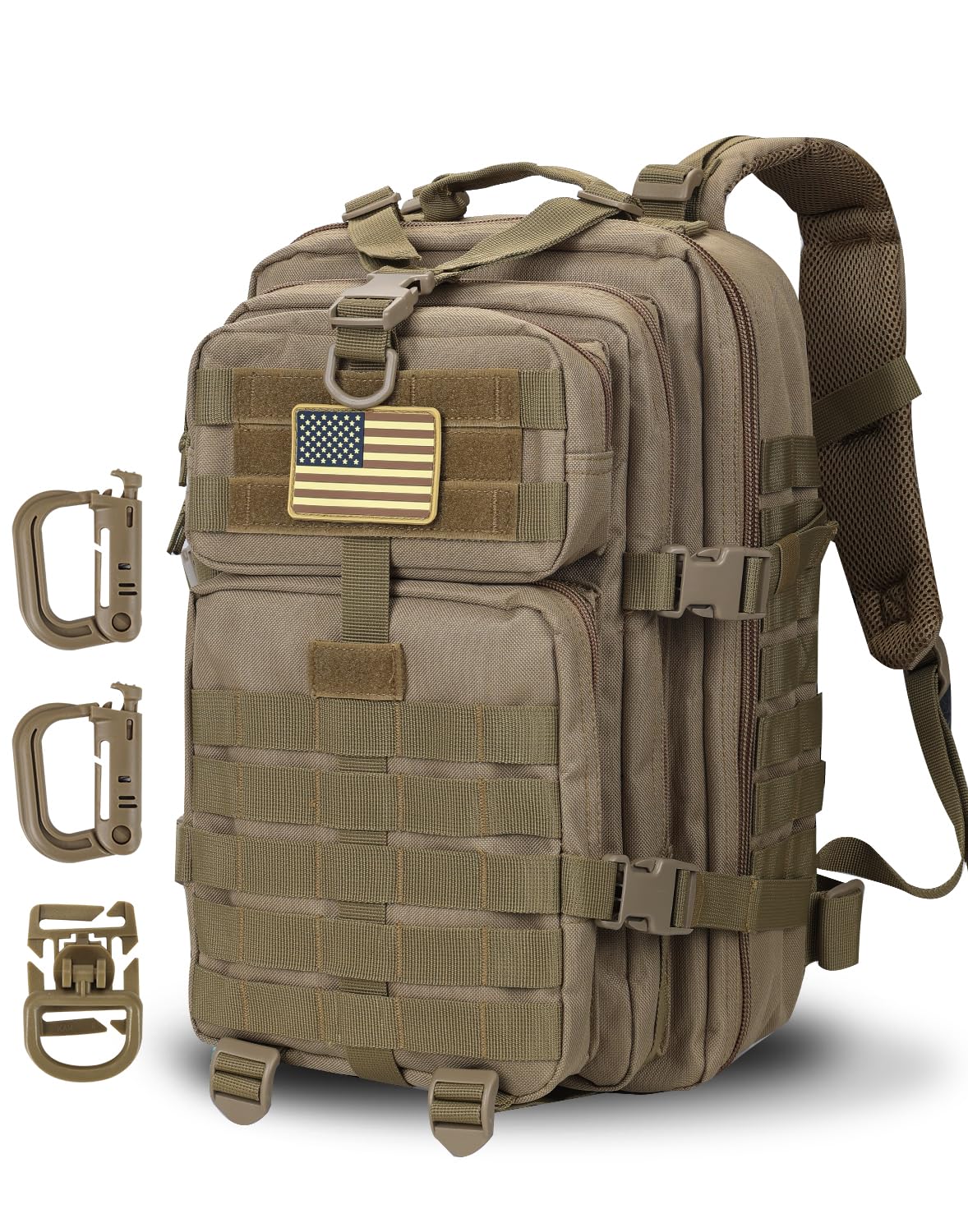 Hannibal Tactical Militär Taktischer Rucksack Cooper Rucksack Armee Assault Pack 3 Tage Bug Out Go Bag Trekking Wanderrucksack