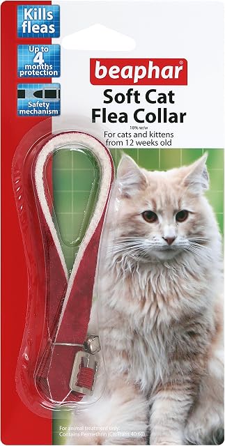 Beaphar Cat Flea Collar Red Velvet - Valentina Valentti UK