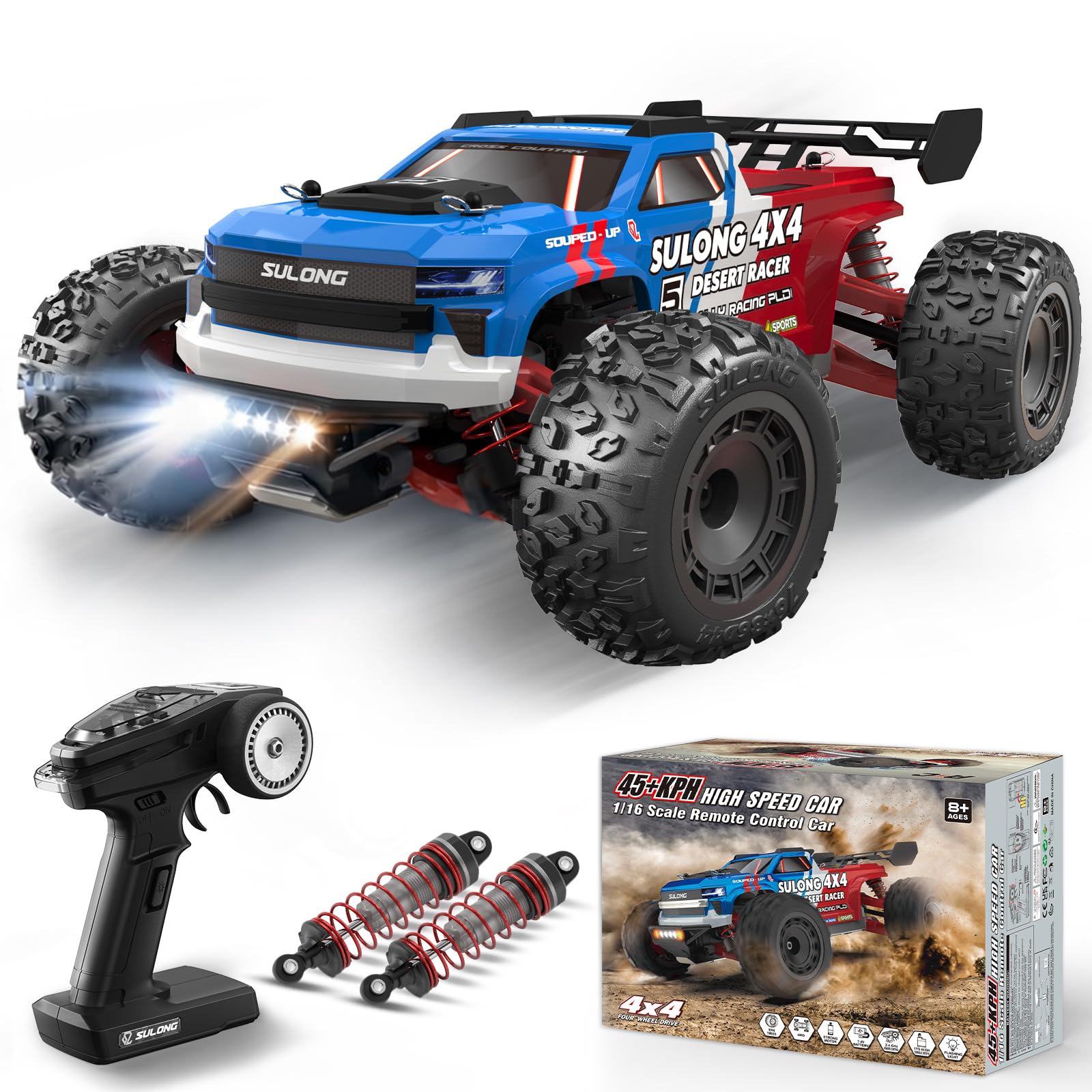Amazon.com: Tigora RC Cars 45 KPH, 4WD Offroad RC Truck for Adults