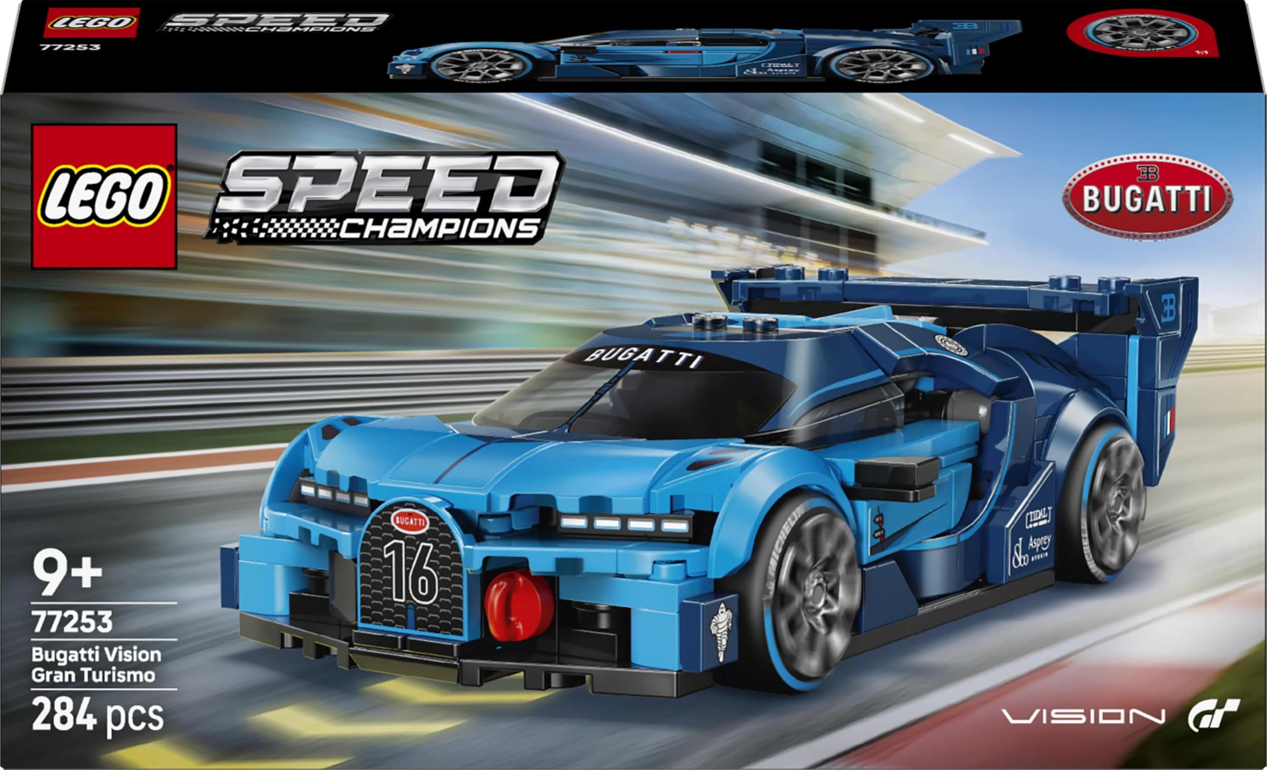 LEGO Speed Champions Bugatti Vision Gran Turismo Hyper Sports Car Model Kit and Building Set 77253 — Amazon image 8