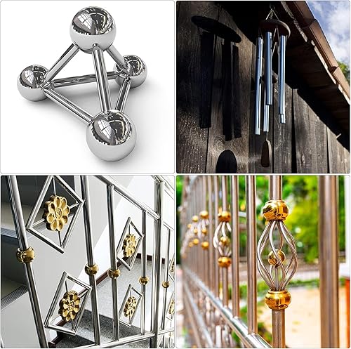 Miniatura 4 de Diámetro exterior 1.772 in, tubo de acero inoxidable para maquinaria, decoración del hogar, proyectos de bricolaje, grosor de pared 0.079 in,