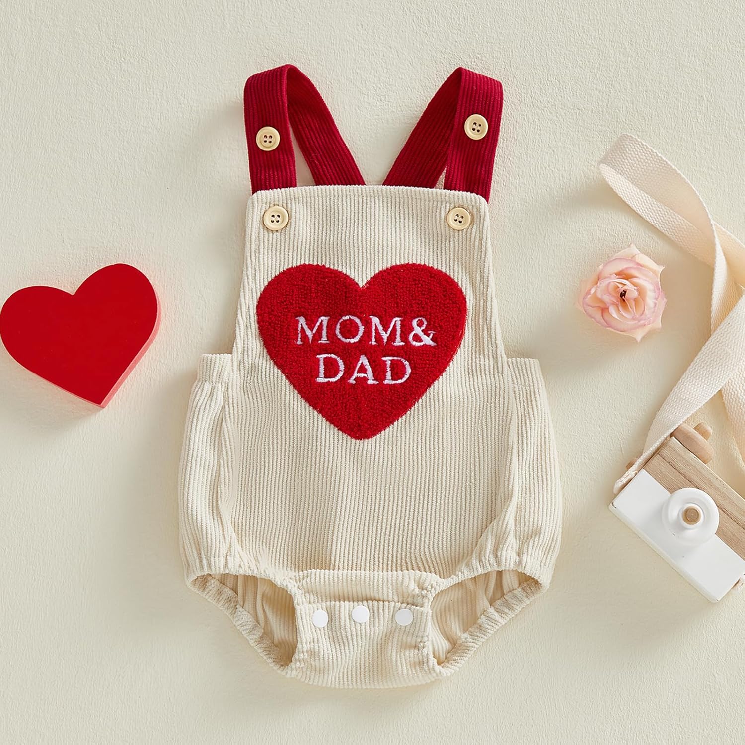 Valentines Day Infant Baby Girls Boys Romper Outfit Newborn 3 6 12 18 Months Girl Jumpsuit Overall Spring Clothes - Image 6