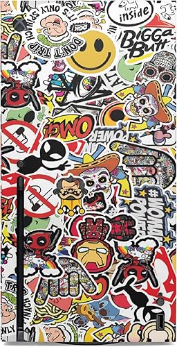 Miniatura 3 de GNG Sticker Bomb Skins Compatible with Xbox Series X Console Decal Vinal Sticker + 2 Controller Set