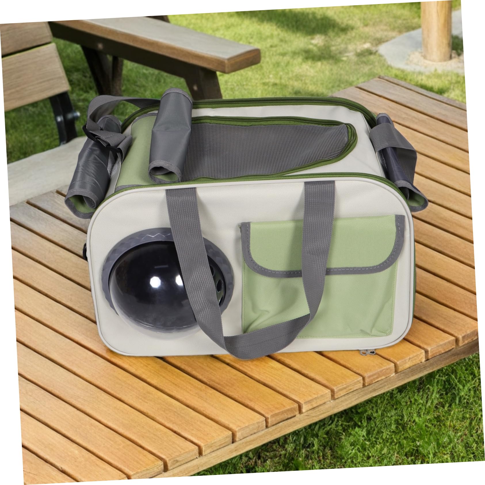 Katzentransporttasche aus Oxfordstoff mit Pe Platte, Große Kapazität | Handtasche und Schultertasche, für Katzen und Hunde, Geeignet für Wandern und Reise