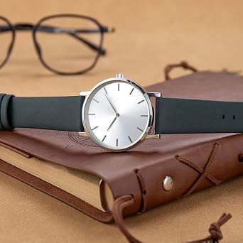 Leather Watch Strap Bands Quick Release, Ultra-Soft Top Grain Nappa Leather Watch Straps for Women Men, Choice of Width 12mm 14mm 16mm 18mm 20mm 22mm for Watch & Smartwatch