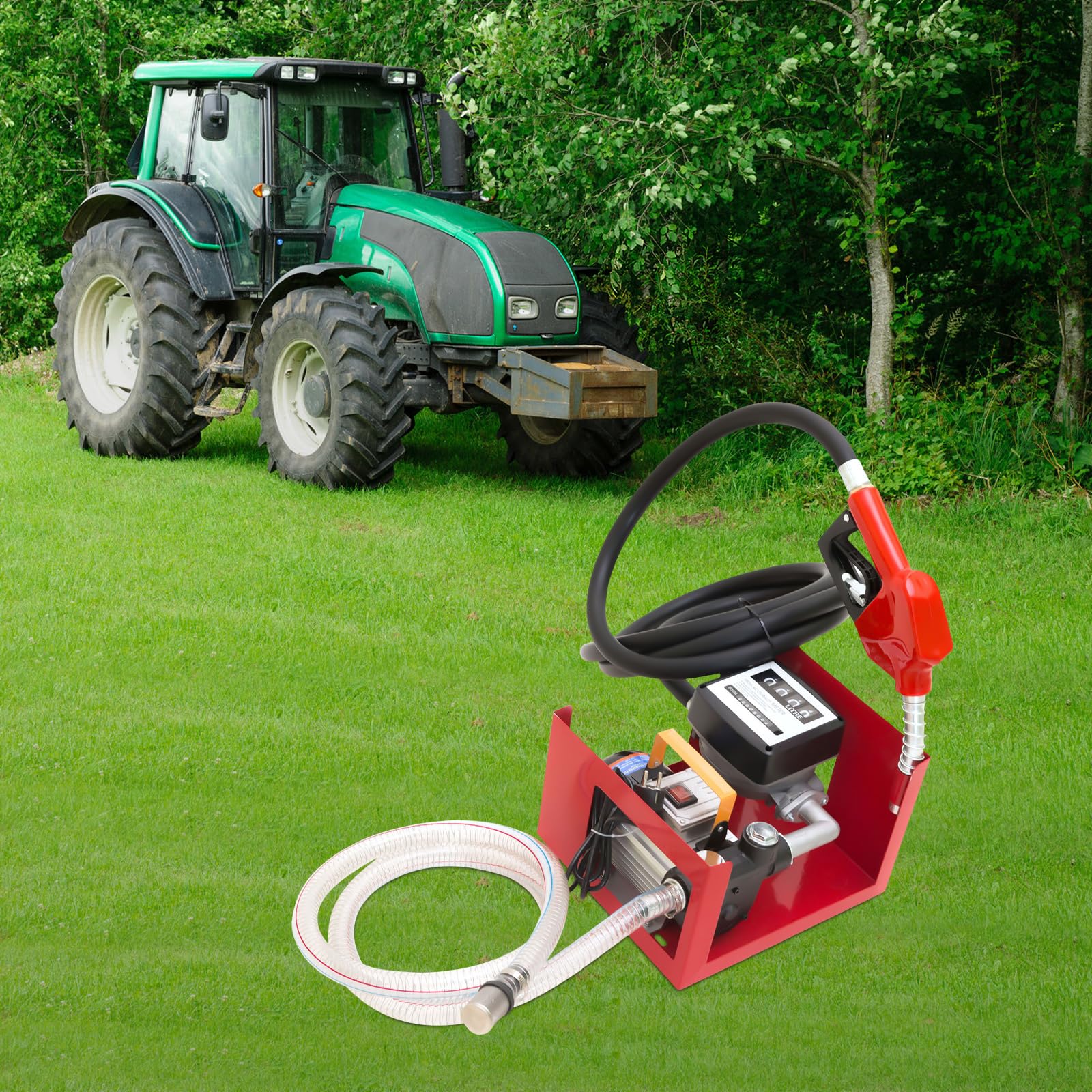 Pompa oleju napędowego, DSYOGX 220 V, 550 W, samozasysająca, pompa olejowa 60 l/min, pompa oleju opałowego do zbiornika oleju, pistolet automatyczny