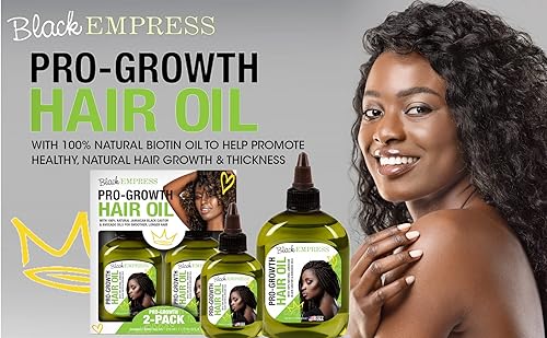 Miniatura 7 de SFC Black Empress Pro-Growth - Aceite para el crecimiento del cabello de ricino negro jamaicano y aguacate, 2.5 onzas