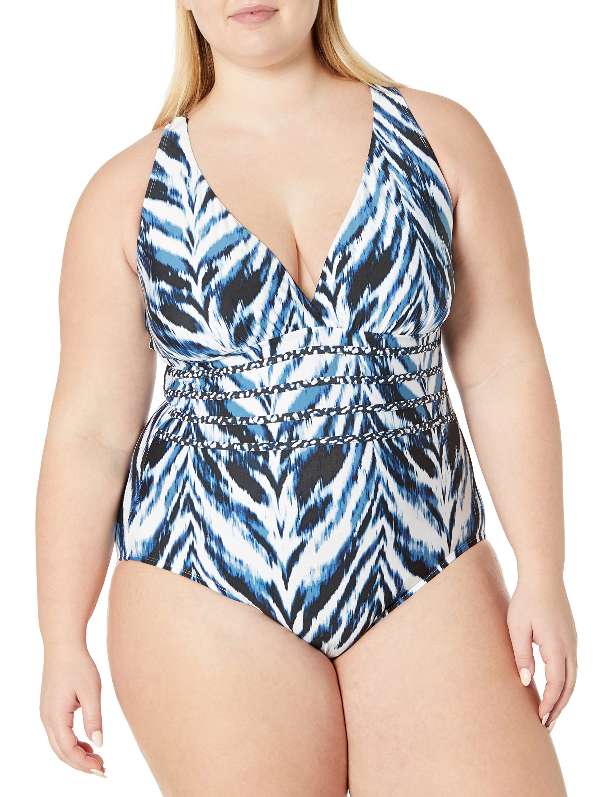 La Blanca Strój kąpielowy jednoczęściowy damski Multi Strap Cross Back One Piece Swimsuit
