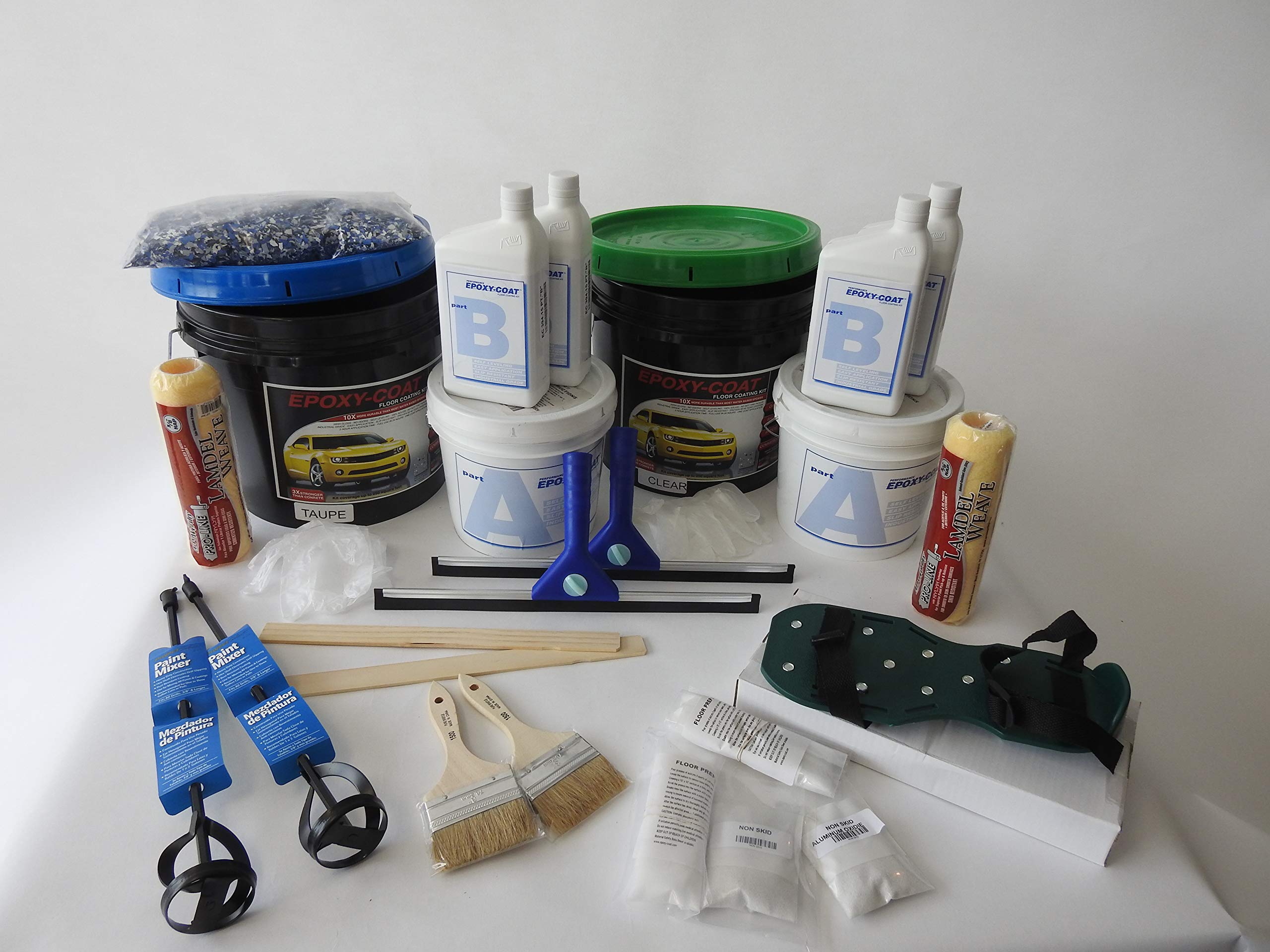 Buy Epoxy Floor Kit with Clear Top Coat EpoxyCoat"Better" Half Kit