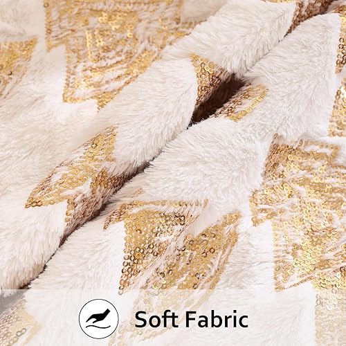 Miniatura 2 de Fundas de almohada de Navidad de 18 x 18 pulgadas, juego de 2 múltiples fundas de almohada de lentejuelas para árbol de Navidad, fundas de almohada