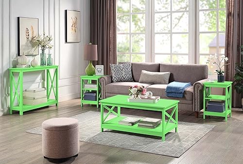 Miniatura 72 de Convenience Concepts Oxford Mesa auxiliar Negro -,Barnwood/Negro,Azul,rosado (Blush Pink),Cerezo/Negro,Azul